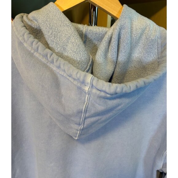 Foxwoods Light Blue Hoodie Size L Cotton Polyester Blend Front Zipper Pockets - Picture 7 of 10